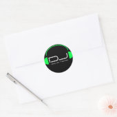 DJ Hoofdtelefoon Sticker (Envelop)