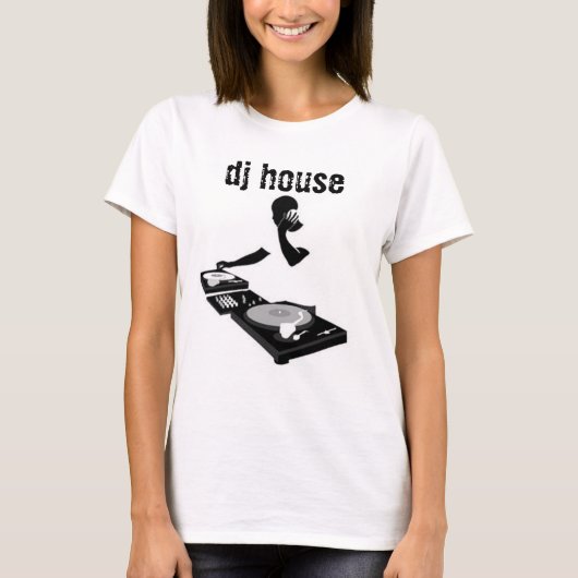 DJ House 1 T-shirt (Voorkant)