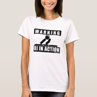 DJ in actie T-shirt