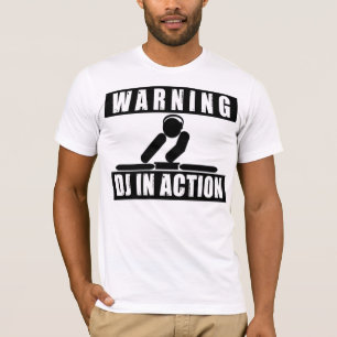 DJ in actie T-shirt