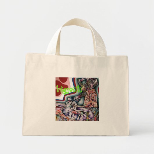 DJ, inknost Mini Tote Bag (Voorkant)