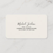 DJ Ivory Visitekaartje (Achterkant)