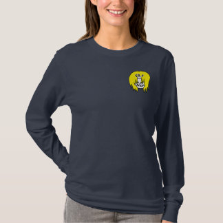 DJ JAK Navy Blue Classic Long Hoeve T-shirt