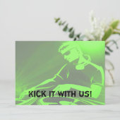 DJ Jam Set Kaart (Staand voorkant)