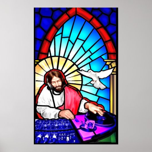 DJ Jesus Poster (Voorkant)