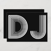  DJ KAART (Voorkant / Achterkant)