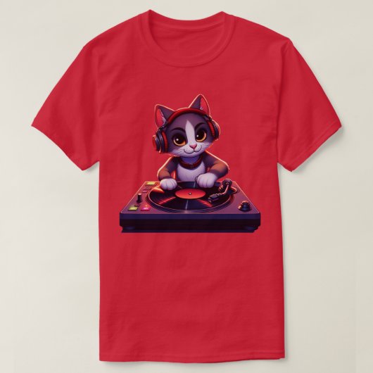DJ Kat T-shirt (Design voorkant)