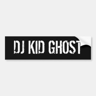 DJ KIND GHOST BUMPERSTICKER