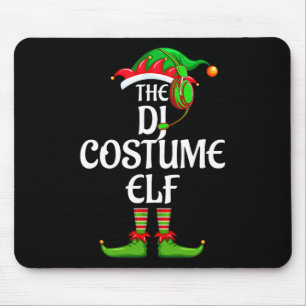 DJ Kostuum Elf Matching Familie Groep Kerst Par Muismat