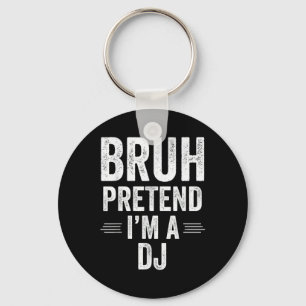 Dj kostuum Halloween bruh doen alsof in een DJ gra Sleutelhanger