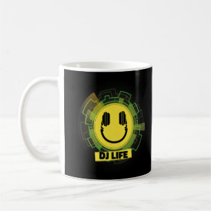 Dj Life Music Techno en Club Party Rave Festival Koffiemok