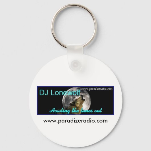 (DJ Lonewolf) Sleutelhanger/Keyring Sleutelhanger (Voorkant)