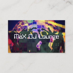 DJ Lounge Bar Club Carte de visite