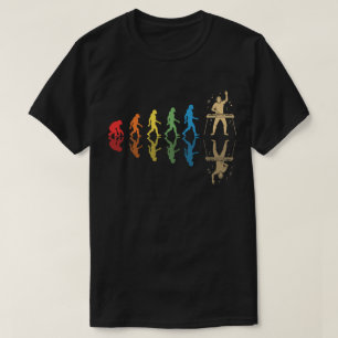 DJ Man Evolution Turntable Humor Grafische T-shir T-shirt