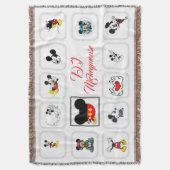 DJ Mickeymouse Throw Blanket Deken (Voorkant Verticaal)