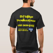 Dj Mike Productions Classic T T-shirt (Achterkant)