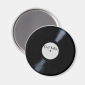 DJ Mix Record label Magneet (Voorkant / Achterkant)
