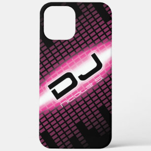 DJ Moderne roze Hoesje (diagonaal)