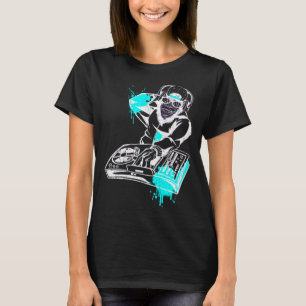 DJ Monkey Music Party Leuke Zonnebril Monkey Headp T-shirt