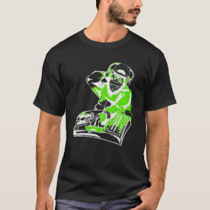 DJ Monkey Music Party Leuke Zonnebril Monkey Headp T-shirt