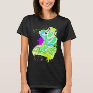 DJ Monkey Music Party Leuke Zonnebril Monkey Headp T-shirt