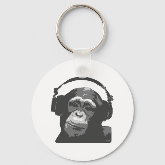 DJ MONKEY SLEUTELHANGER (Voorkant)