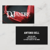 DJ Music Carte de visite (Devant / Derrière)