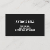 DJ Music Carte de visite (Dos)