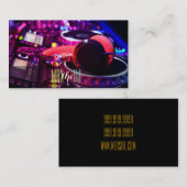 DJ Music Carte de visite (Devant / Derrière)