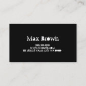 DJ Music Carte de visite Cool (Dos)