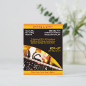 DJ Music Club Briefkaart (Staand voorkant)