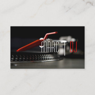 DJ Music Club Entertainment Carte de visite 