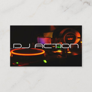DJ Music Club Entertainment Carte de visite 