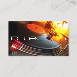 DJ Music Club Entertainment Visitekaartje 