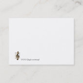 DJ music G clef Carte de visite (Dos)