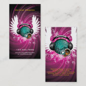 DJ Music Heaven Visitekaartje (Voorkant / Achterkant)