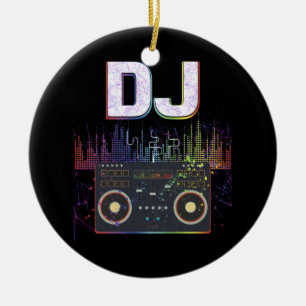Dj Music Lover Music Player Sound Cool Keramisch Ornament