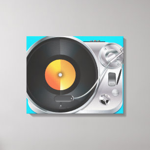 DJ Music Player Canvas Afdruk