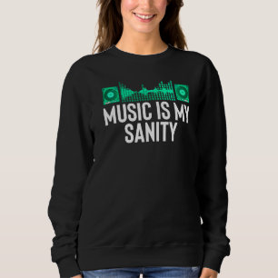DJ Music Player Geluidstherapie Waardering Trui