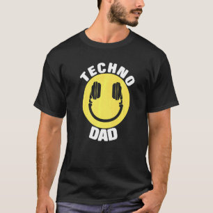 Dj Music Techno Dad T-shirt