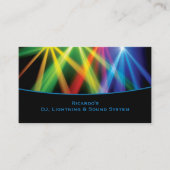 DJ Music Uplighing Carte de visite (Devant)