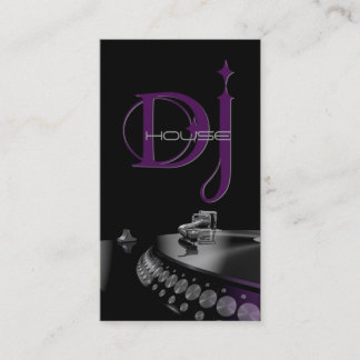 DJ, Musique, Carte de visite de divertissement