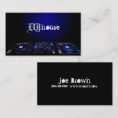 DJ, Musique, Carte de visite de divertissement (Devant / Derrière)