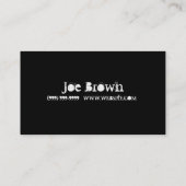 DJ, Musique, Carte de visite de divertissement (Dos)