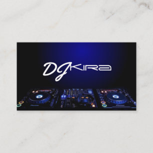 DJ, Musique, Club, Carte de visite