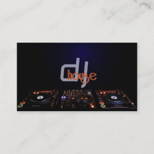 DJ, Musique, Club, Carte de visite