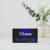 DJ, Musique, Club, Carte de visite (Debout devant)
