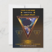 DJ Musique et Danse Invitation photo Gig (Devant)