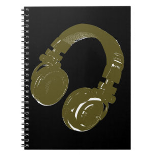 DJ-muziekontwerp Notitieboek