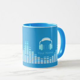 Dj muzikale mok gepersonaliseerd